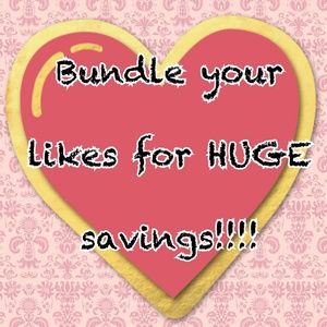 Bundle your ❤LIKES❤ for HUGE savings!